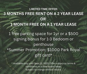 Capilano Residences North Vancouver Rental Offers